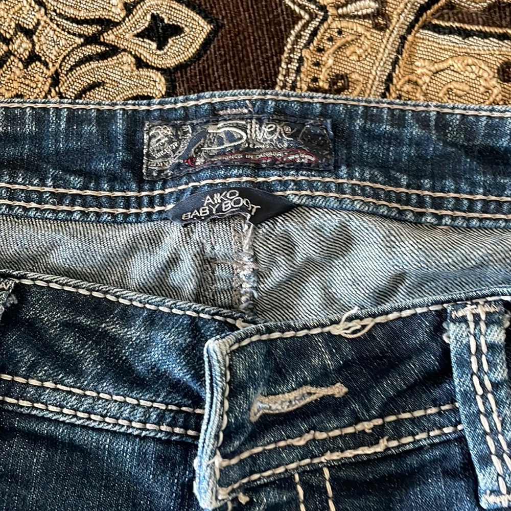 Silver jeans